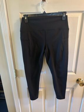 Spyder Black Active Top with Red Logo Accent